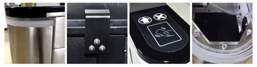 Passagem do reconhecimento de cara dos torniquetes 24V SUS316 do controle de acesso de Systemy da entrada