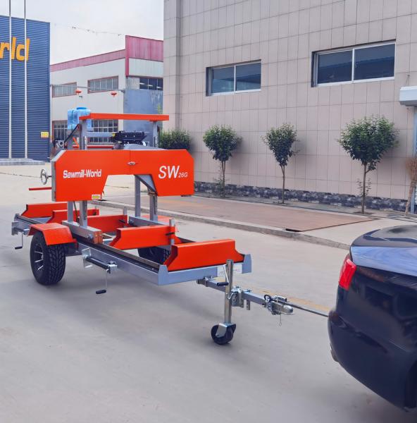 MJ700D Horizontal Portable Band Sawmill Machine, Portable Wood Band Sawmill price