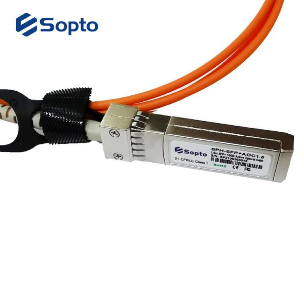 AOC Fiber Optic Cable Active Optical Cable 10G SFP+ To 10G SFP+