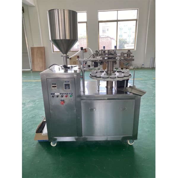 Cosmetic Lotion Hand Cream Glue Aluminum Tube Filling Crimping Machine