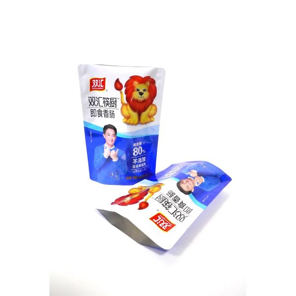 Sécurité emballage alimentaire en aluminium plastique de bonne qualité sac à sacs pour les saucisses