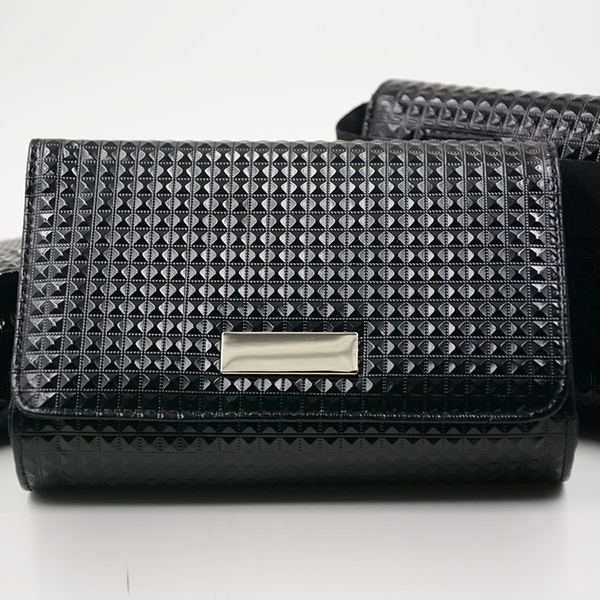 Аксессуары пояса сумки талии ювелирных изделий кожаные водоустойчивые для цвета женщин черного