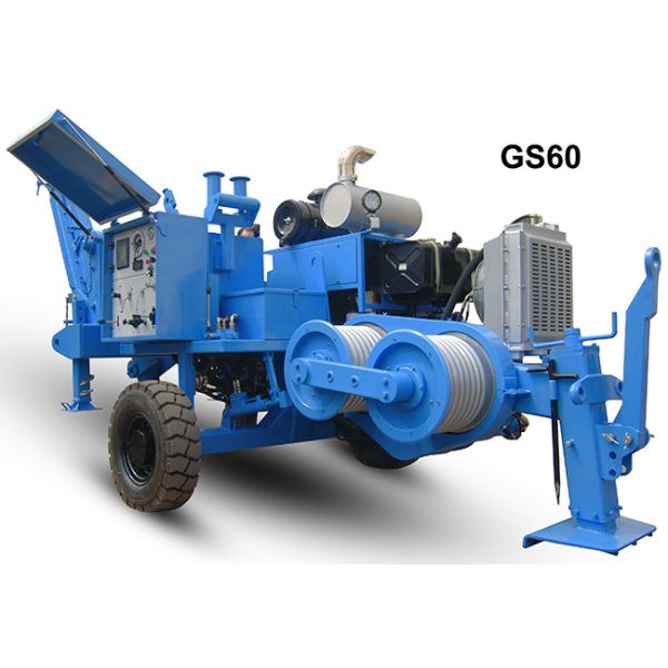 Максимальная прерывистая сила гидравлического пулера дизельная 77кВ 103хп тяги 60кН