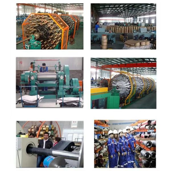 Anti Corrosion Dredging Rubber Hose Multi Layer Structure For Abrasive Slurry