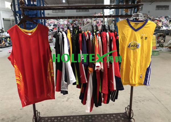 Fashionable Used Summer Clothes Polyester Material American Style Jersey