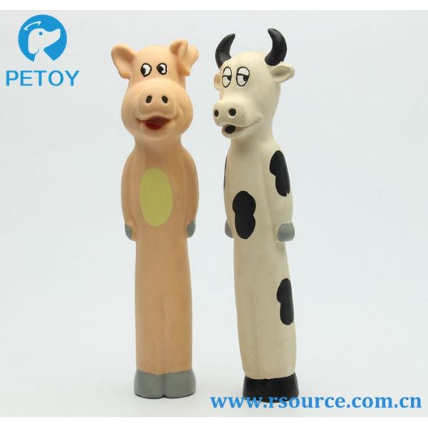 Latex pig and cow good quality dog toys squishy dog toys pets