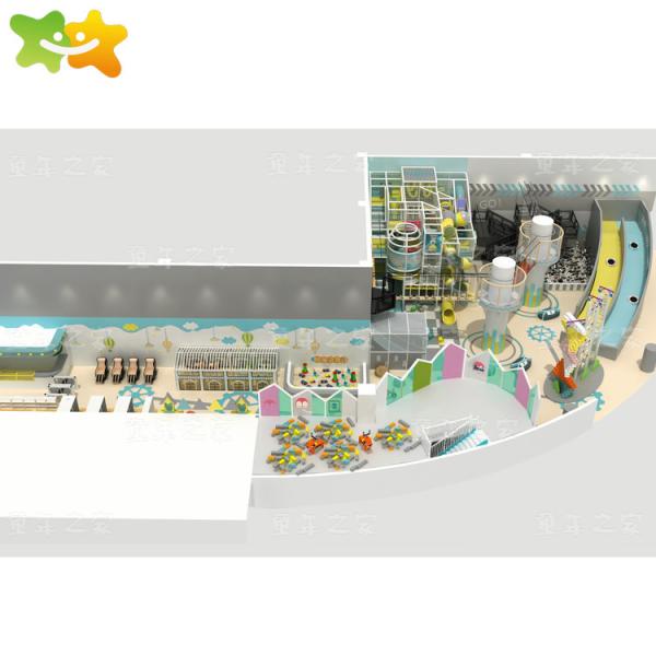 Professional Commercial Indoor Toddler Playground / Amusement Park Equipment Sets