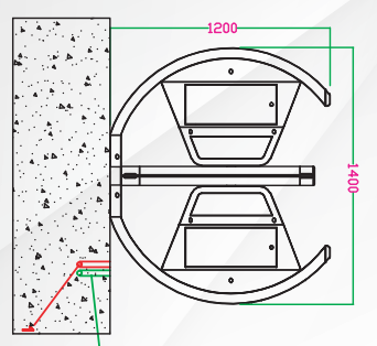 Pitada da porta 35p/m do torniquete do varredor do código de barras do reconhecimento de cara anti