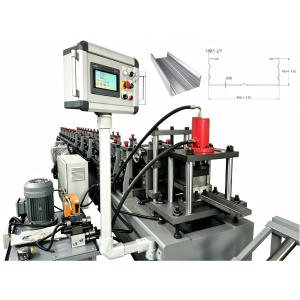 0.5mm Galvanized Steel F530 Profile C 46*18mm Drywall Ceiling Roll Forming Machine for Brazil Building Material Market