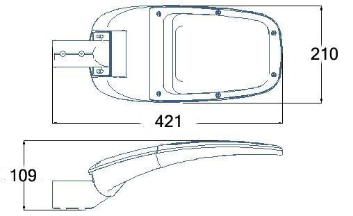Energy Saving SMD 3030 Chip 30w 60w 120w 200w waterproof IP66 outdoor LED street lights