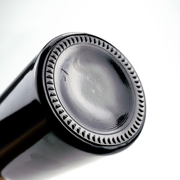 500ml Screw Cap Glass Bottle for Gin Rum Tequila Whisky Liquor Spirits Black Painting