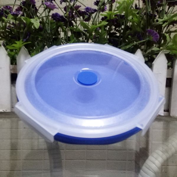 2019 New Custom FDA & LFGB Food Grade Portable Silicone 4 Size Food Storage School Work Microwave and Freezer Safe Lunch Box