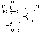 N-Acetyl neuraminic acid 99.0%;CAS:131-48-6;Lactaminic acid; NANA