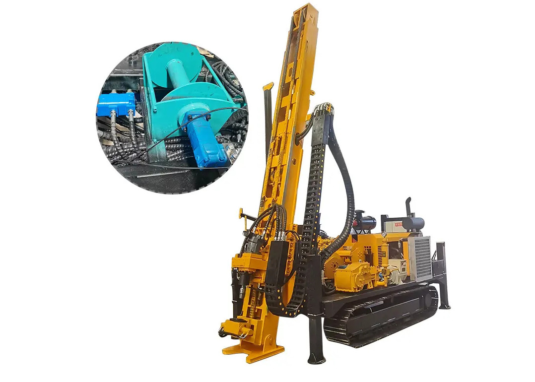 Гидравлическая система RC Crawler Engineering Crawler Mounted Drill Rig 3 метра Длина стержня для разведки