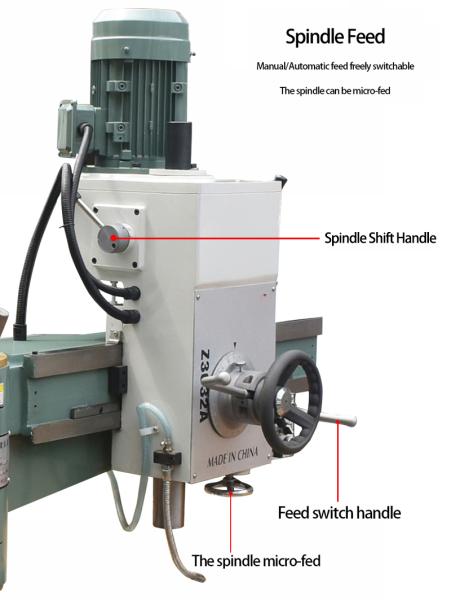 Universal Radial Drill Z3725 Mechanical Speed Change Hydraulic Radial Drilling Machine