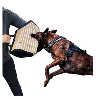 Pet Dog Bite Tug Toy Pillow Dog Bite Training Equipamento de treino de mangas para cães