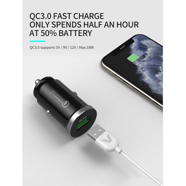 заряжатель быстрого автомобиля 24V QC3.0