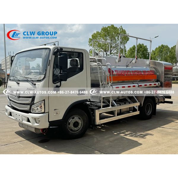 FOTON AUMARK S Aluminum Alloy 4m³ Dual-System Refueling Truck for Efficient Fuel Delivery