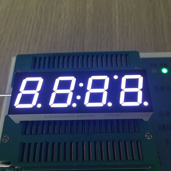 0.56 4 Digit LED Clock Display Common Cathode Ultra Bright White for Digital Clock Indicator