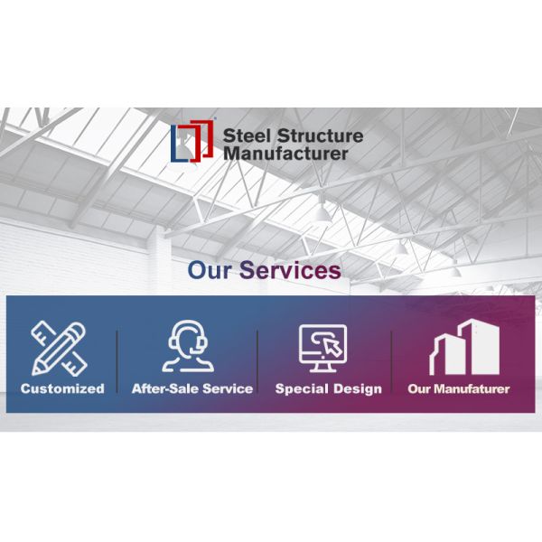 Customized Multi-storey Steel Structure Building Prefabricated Commercial Office Building