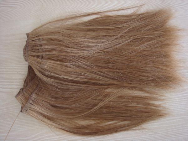 Ensemble d'extensions de cheveux en trame de 16 pouces et fermeture, utilisation réutilisable