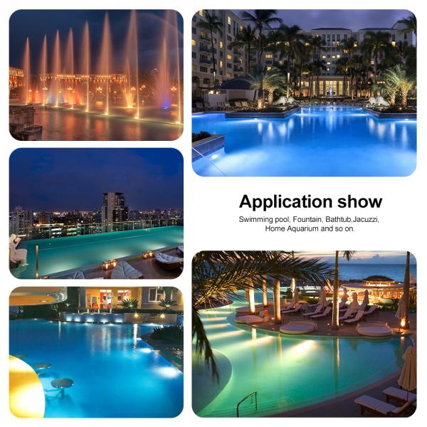 IP68 Waterproof 18W Warm White or Cool White Swimming Pool Light Bulb 18W LED Underwater Light