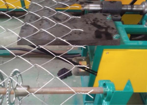 Construction Security Chain Link Fence Machine PLC Control Strong Impact Resistance
