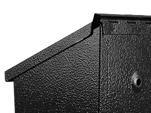 Почтовые ящики Таунхаус Вертикальная стенка почтовый ящик с добавленным замком и оцинкованной сталью