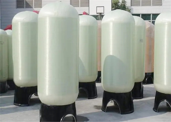 Corrosion Resistance Fiberglass Water Tank , Pureline FRP Pressure Tank Cylindrical