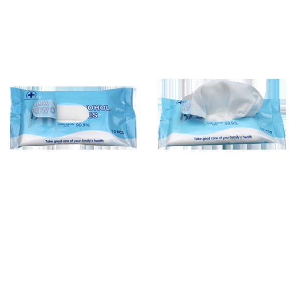 High Performance Antiseptic Cleansing Wipe 75% Alcohol Easy Use