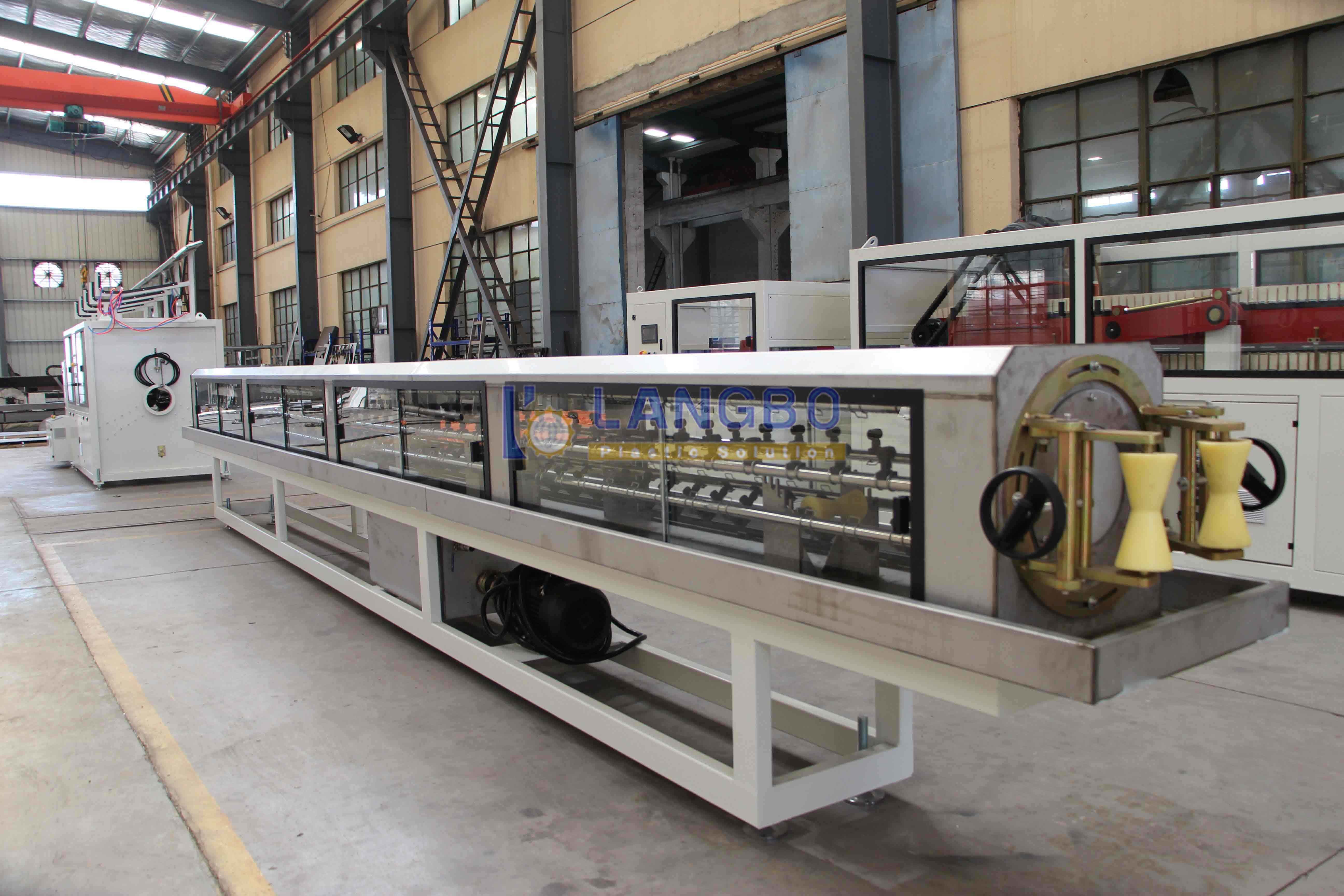 PE Pipe Extrusion Line Providing High Output Capacity And Uniform Pipe Wall Thickness For Various Industries