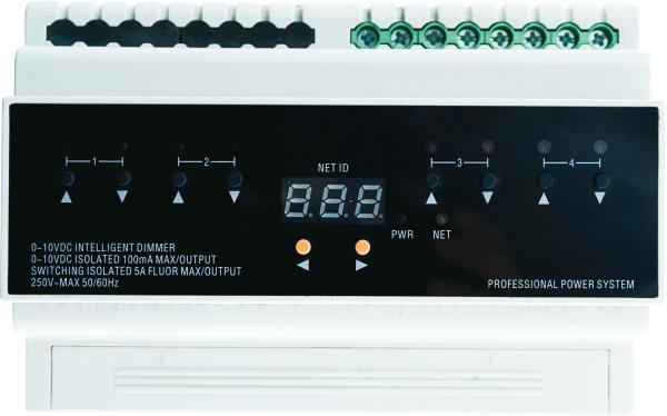 La module de commande de allumage courante de jour obscurcissent 4 un plus faible type des canaux 0-10V 50/60 hertz