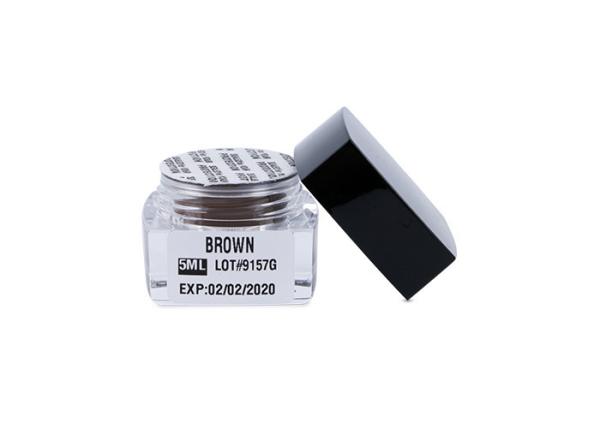 Effective Eyebrow Tattoo Pigment Fast And Easy Color Tattoo Ink  5ML Brown