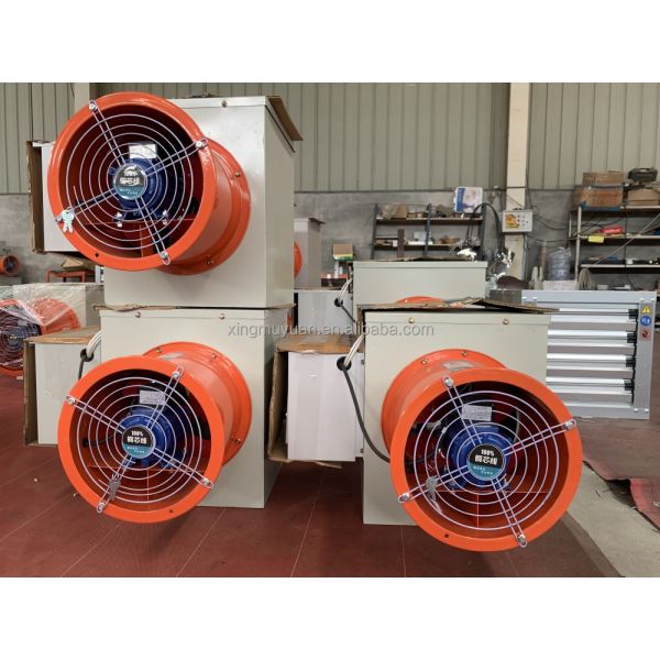 Fábrica Qingzhou Directamente soplador de aire calefacción de escape ventilador máquinas de calefacción Equipo de calefacción para la cría de aves de corral semilla