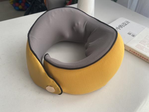 Relieves Cervical Spine Fatigue U Shape Neck Pillow Heated Memory Foam For Office