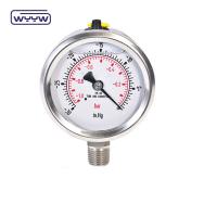 Medidor de pressão de vácuo 50 mm Medidor composto -30inhg+250psi -1+16bar