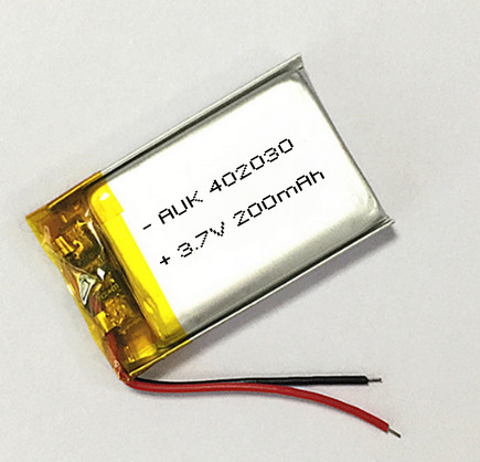 402030 200mAh 3.7V Литий полимерный аккумулятор для умного браслета Звукозаписыватель GPS Планшетный компьютер Учебный инструмент для домашних животных Веб-камера Batt