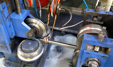 Производственная линия трубы стали углерода OD 32-76mm