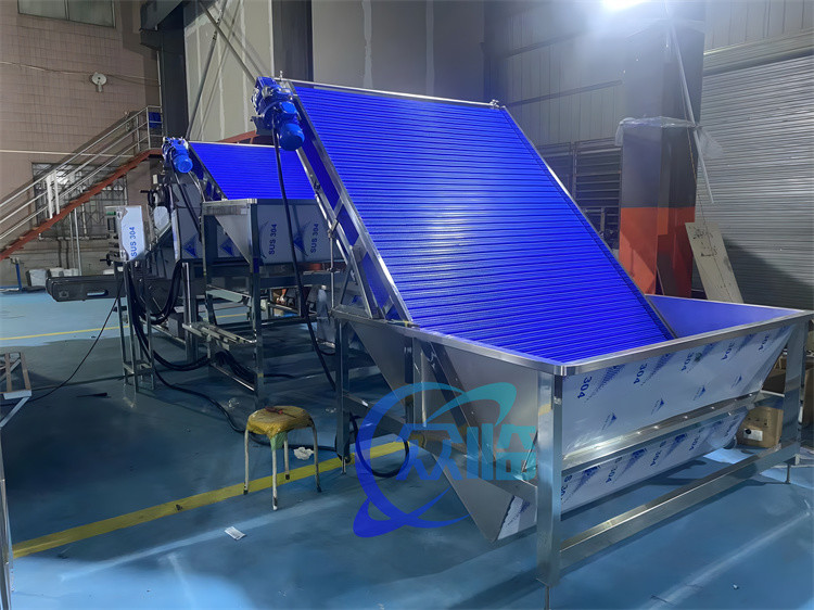 Fresh Prawn Washing Rolling Sorting Machine 1200KG Shrimp Grader Machine
