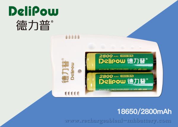Rechargeable 18650 Lithium Batteries 2800mah With Customized Capacity