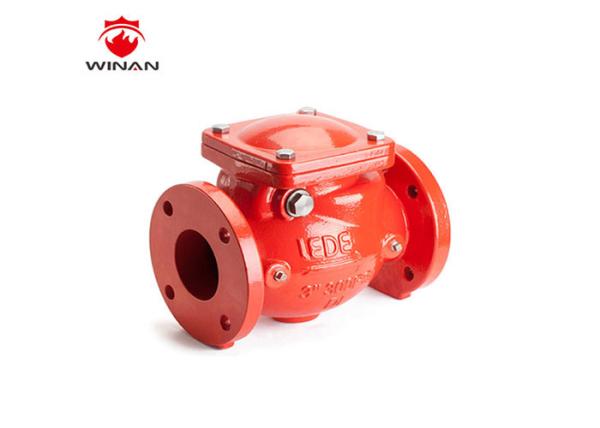 UL Listed Fire Fighting Valves , Vertical Steel Fire Check Valve 300 PSI