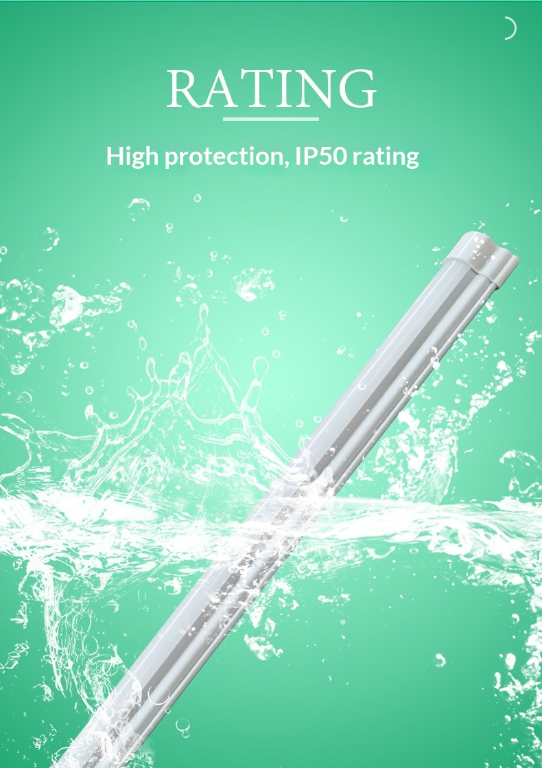 ONN T5 Full Plastic Tri Proof LED Machine Tool Lighting Strip Lamp IP66 DC24V / AC220V