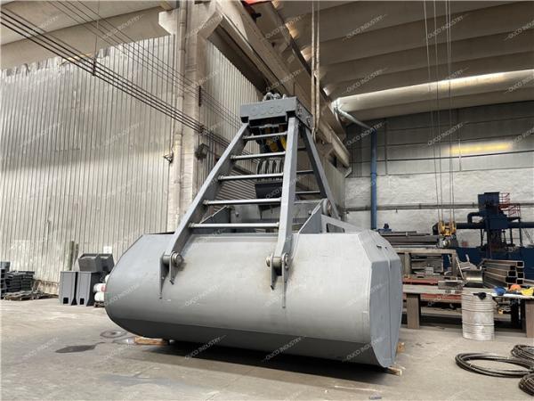 27CBM 2 Peels Mechanical Clamshell Grab With Wearing Plate