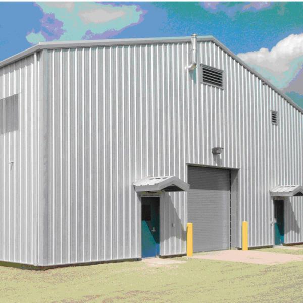 A construção de aço industrial da oficina Q345 dos jogos do metal pré-fabricou construções