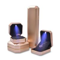 Customized Printing Small LED Jewelry Box Jewellery Ring Necklace Earings Gift Box