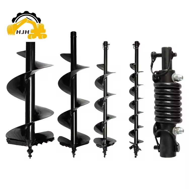 Garment Shops Excavator Attachments Hydraulic Earth Drill Auger for Earth Digger Parts