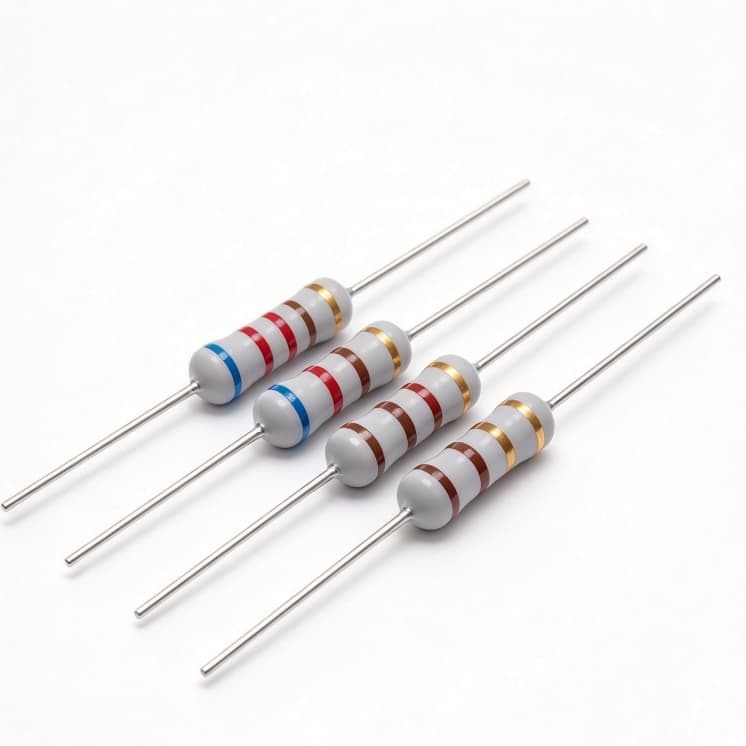 RSN ±2% Flameproof Metal Oxide Resistors with Heat and Humidity Resistance