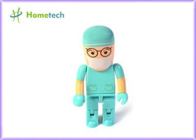 8GB/16GB le personnage de dessin animé fait sur commande USB conduit/vert caractère d'USB 2,0