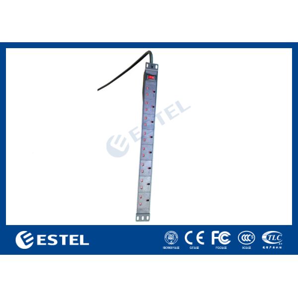1U 19 Inch Rack Mount Power Distribution Industrial Grade PDU for Server and Network Equipment