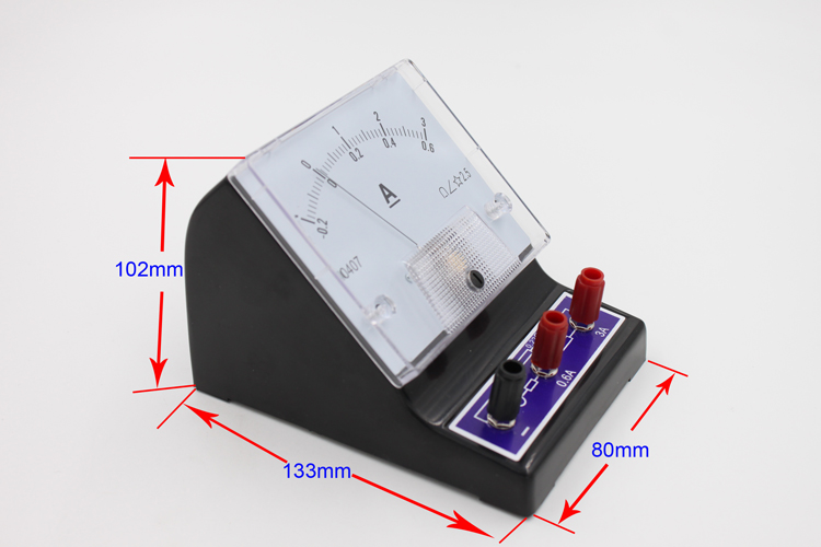 Teaching Amp Meter Laboratory Dc Ampere Meter and Portable Teching Laboratory Dc Ammeter for School Laboratory Dc Ammeter 3A